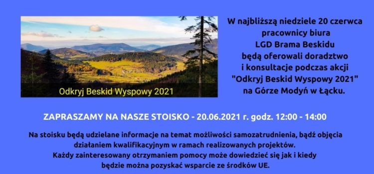 „Odkryj Beskid Wyspowy 2021”  – Góra Modyń w Łącku – ODWOŁANE !!!